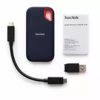 Sandisk (SSDE60-500G-G25) Extreme 500GB Portable SSD USB 3.1 Type-C (ประกัน Synnex)