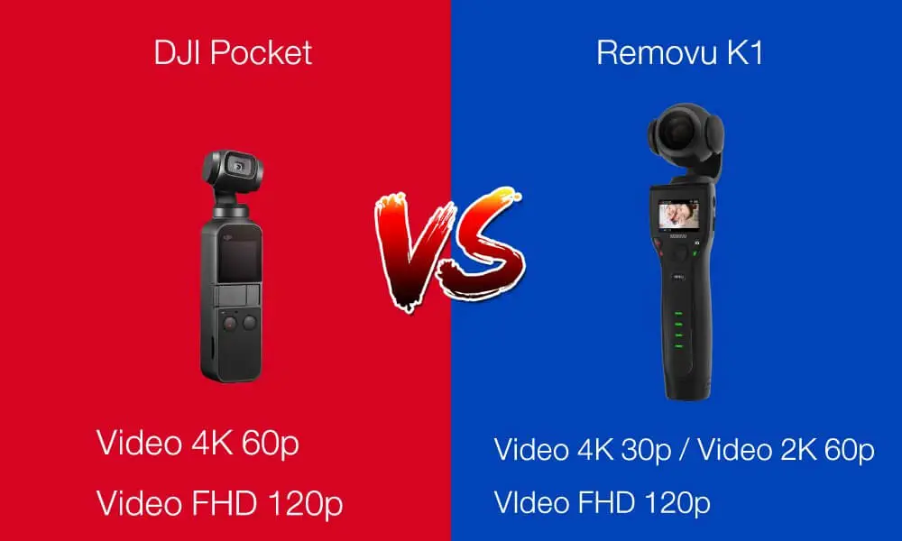 DJI Pocket vs Removu K1