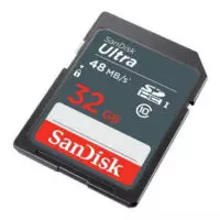 Sandisk (SDSDUNB-032G-GN3IN) Ultra SDHC 32GB Class 10 (48mb/s)