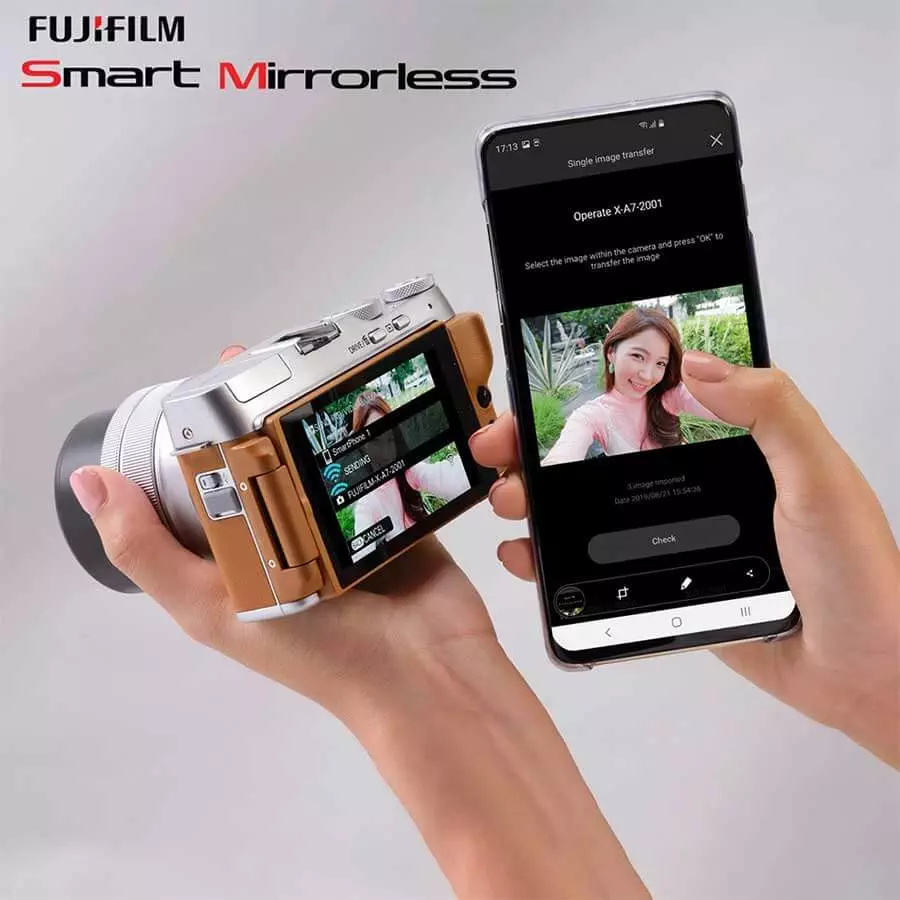 Fujifilm X-A7 กับการโอนภาพถ่ายผ่านระบบ Seamless Image Transfer