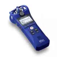 Zoom H1n 2-Input / 2-Track Portable Handy Recorder with Onboard X/Y Microphone Blue Limited