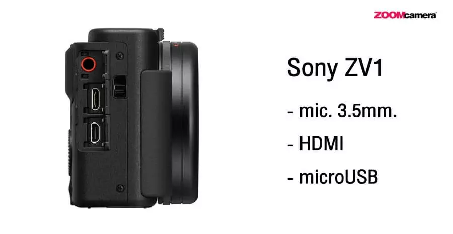 Sony ZV1 Port เชื่อมต่อ