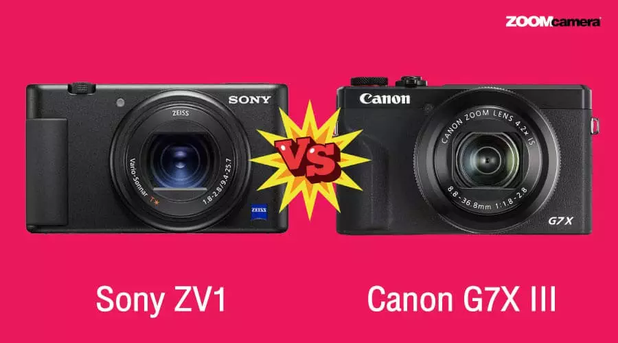 เปรียบเทียบ Sony ZV1  vs Canon G7X III