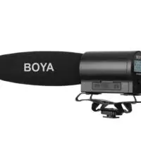 Boya BY-DMR7 shotgun mic with flash recorder