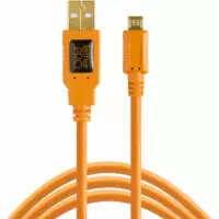 Tether Tools (CU5430ORG) TetherPro USB 2.0 A Male to Micro-B