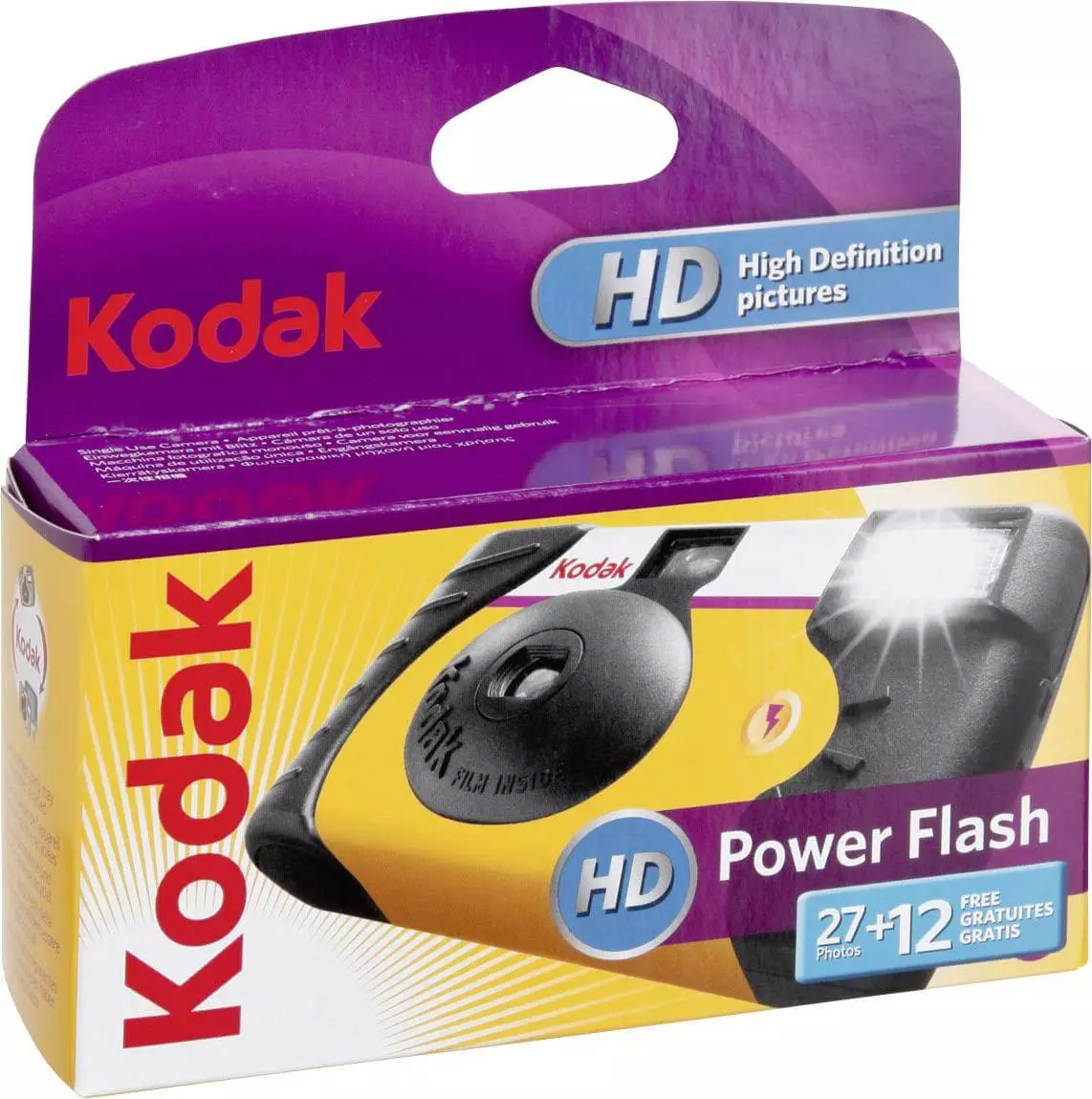 Kodak Sigle Use ISO800 Power Flash Camera 24+12 EXP
