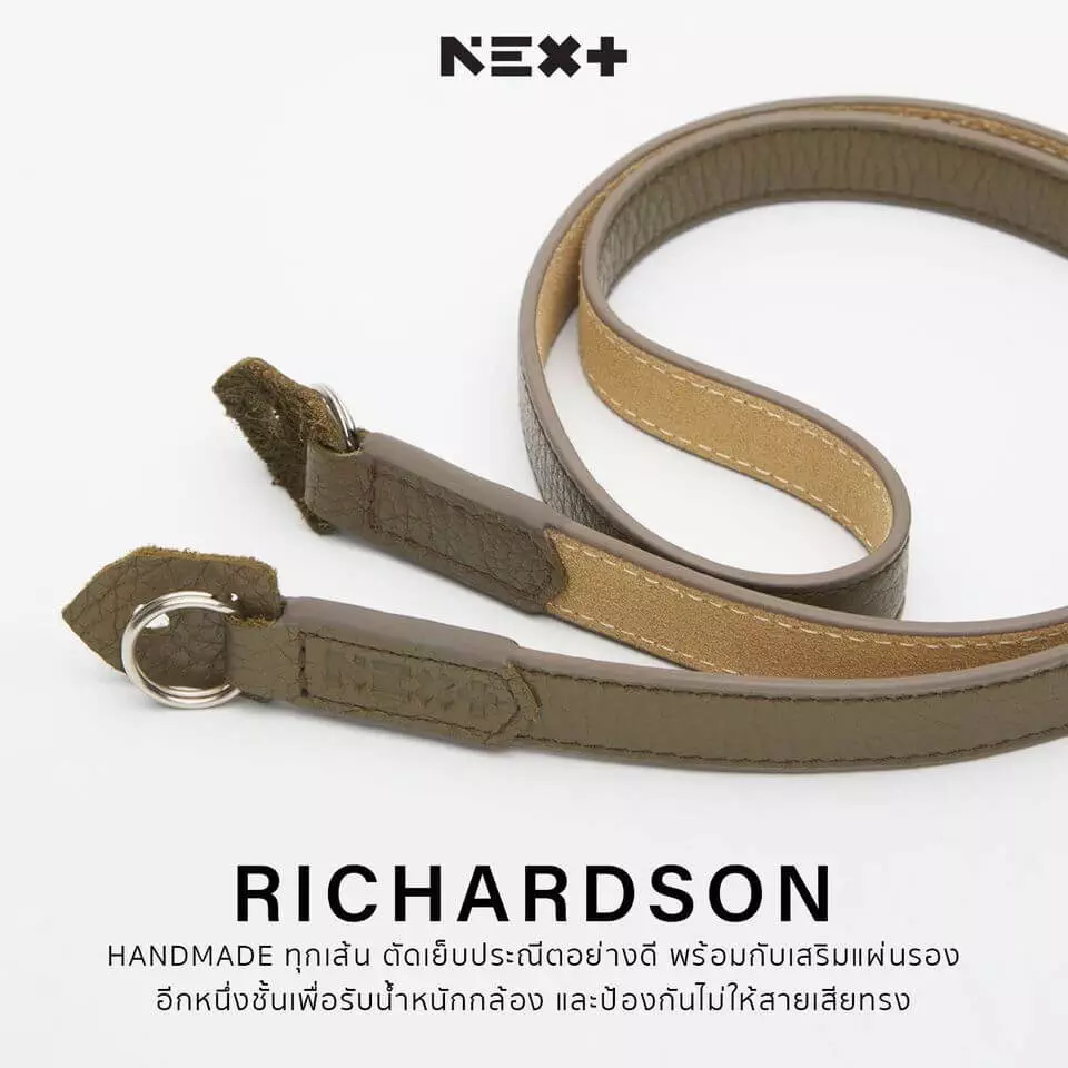 NEX+ Neck Strap RICHARDSON Series Leather W: 1.5cm /L: 110cm