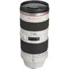 A truly versatile lens, the EF 70-200mm f/2.8L USM is a Canon L-series zoom spanning a flexible range of telephoto focal lengths. Beyond its portrait-length to medium tele range, this lens is also characterized by its bright f/2.8 constant maximum aperture, which affords notable control over depth of field and benefits working in challenging lighting conditions. Supporting the versatility is a sophisticated optical design, which utilizes four ultra-low dispersion elements to suppress color fringing and chromatic aberrations throughout the zoom range for high clarity. Also, a Super Spectra coating has been applied to help reduce lens flare and ghosting for greater contrast and color neutrality. Complementing its optical assets, this 70-200mm f/2.8 also sports a ring-type USM and internal focusing mechanism for quick, quiet, and accurate autofocus performance, as well as full-time manual focus override. Additionally, a removable rotating tripod collar is included for stable use of the lens atop a tripod or monopod. Versatile telephoto zoom is designed for full-frame Canon EF-mount DSLRs, however can also be used with APS-C models where it provides a 112-320mm equivalent focal length range. Bright constant f/2.8 maximum aperture affords consistent performance throughout the zoom range and offers notable control over depth of field for working with selective focus techniques. Four ultra-low dispersion glass elements reduce color fringing and chromatic aberrations for high clarity and color fidelity. Super Spectra coating has been applied to individual elements to minimize ghosting and flare for greater contrast and color neutrality when working in strong lighting conditions. A ring-type Ultrasonic Motor (USM), along with an internal focusing system, is employed to deliver fast, precise, and quiet autofocus performance as well as full-time manual focus override. Focus Limiter switch lets you constrain the focusing to two different ranges to suit different applications: 4.9'-infinity or 9.8'-infinity. Rounded eight-blade diaphragm contributes to a pleasing out of focus quality that benefits the use of shallow depth of field and selective focus techniques. As a member of the esteemed L-series, this lens is sealed against dust and moisture for working in inclement environmental conditions. Removable rotating tripod collar is included and benefits working with the lens atop a tripod or monopod. Compatible with optional EF 1.4X and EF 2X teleconverters.