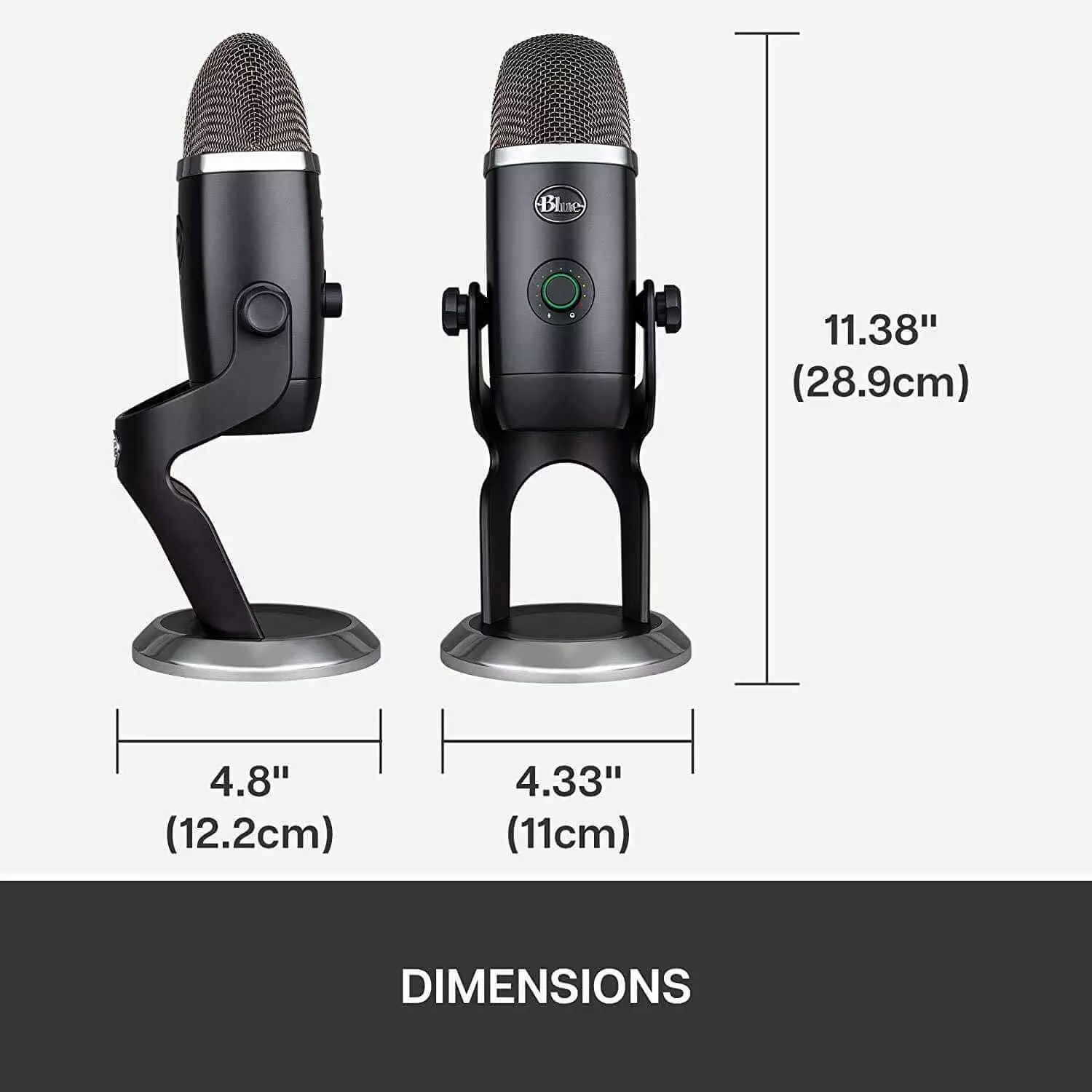 Blue Yeti X Professional Condenser USB Microphone with High-Res Metering