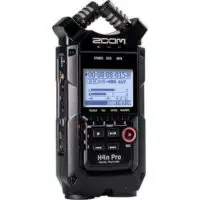 Zoom H4n Pro 4-Input / 4-Track Portable Handy Recorder with Onboard X/Y Mic Capsule Black