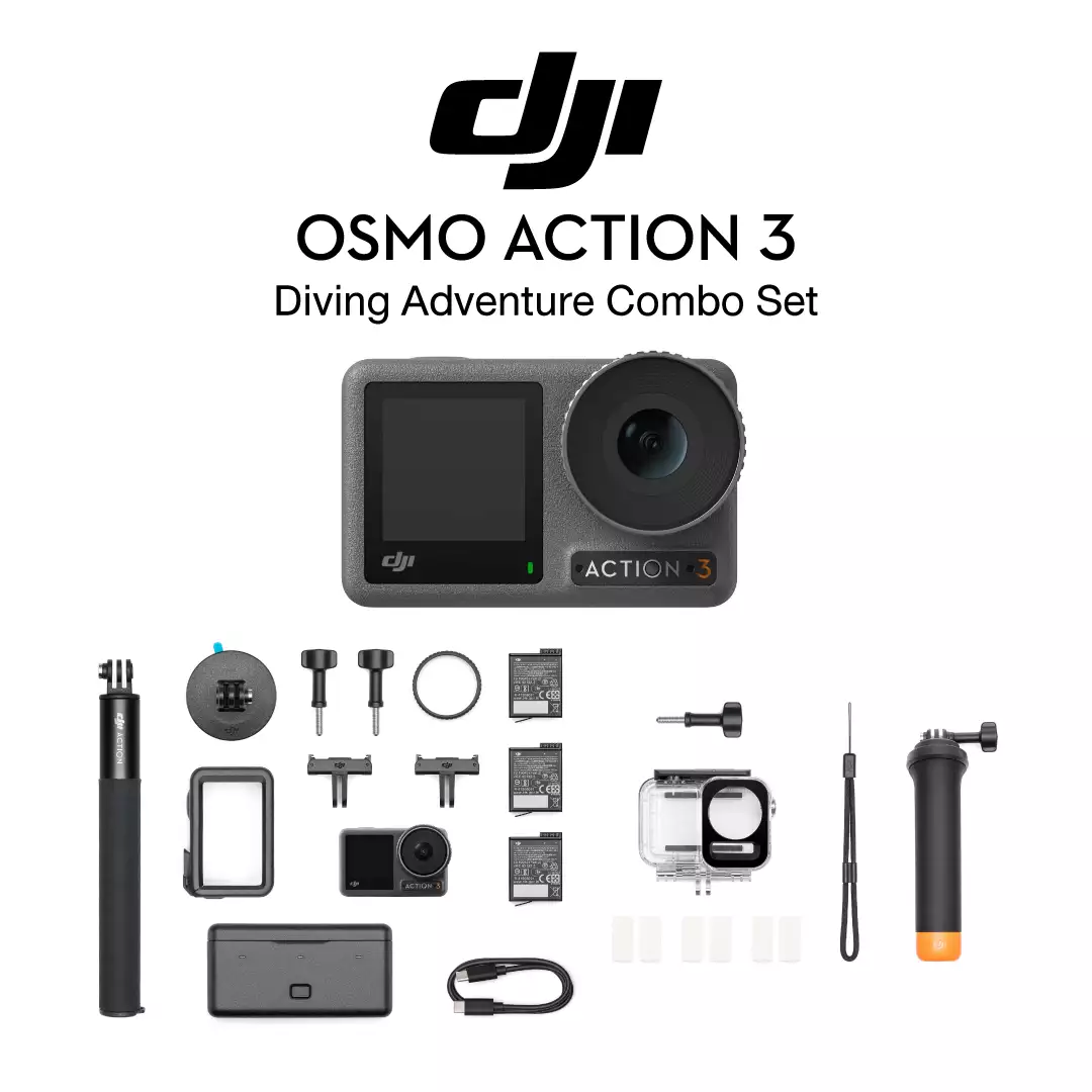 DJI OSMO Action 3 Diving Adventure Combo Set White