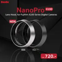 Haida Lens Hood for FUJIFILM X100 Series Cameras (Black)