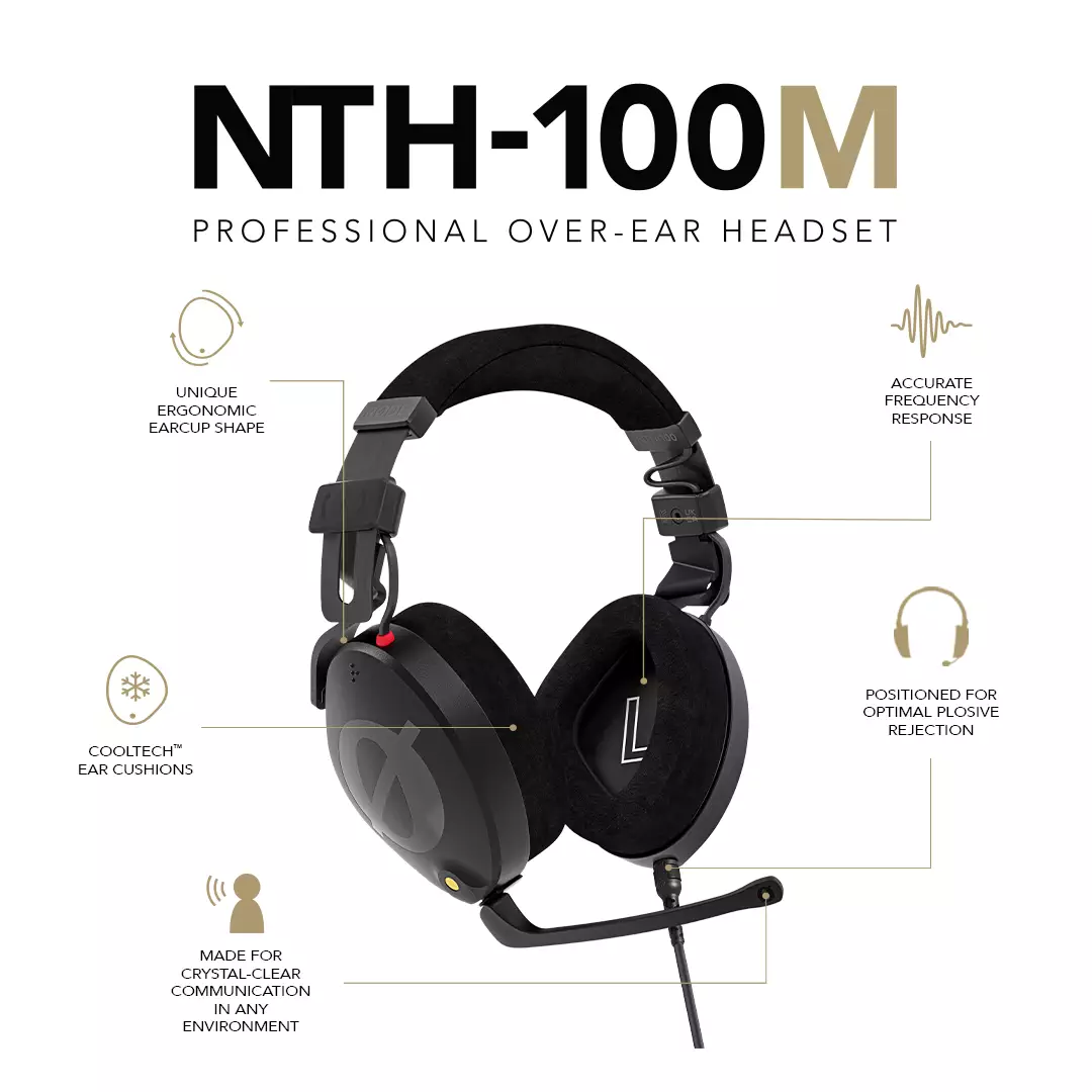 RODE NTH-100M Professional Over-Ear Headset Detail