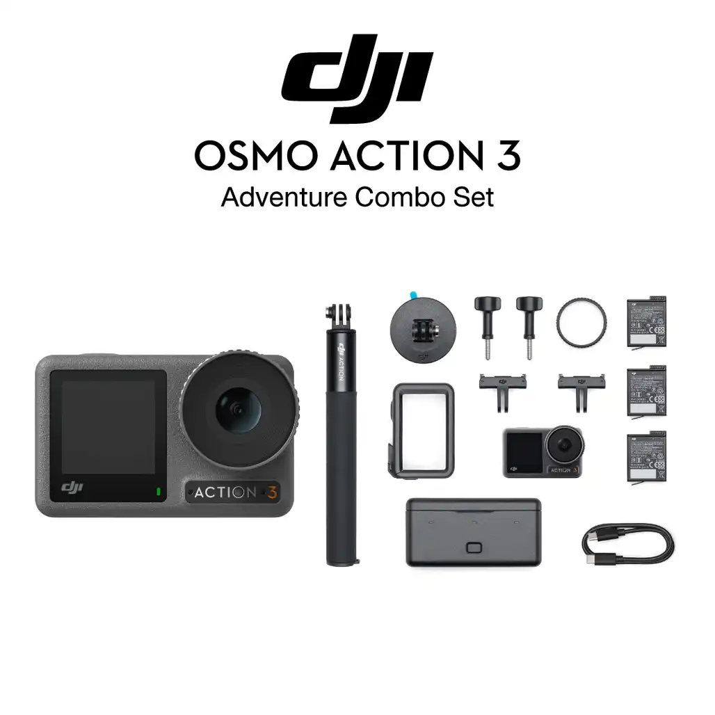 DJI OSMO Action 3 Adventure Combo Set White