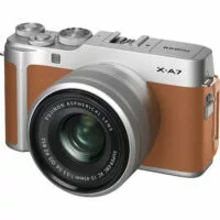 FUJIFILM X-A7 Mirrorless Digital Camera with 15-45mm Lens (Camel)