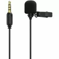 Simorr Wave L1 Lavalier Microphone for Smartphones with 3.5mm TRRS Black