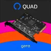 gera QUAD 4 HDMI PCIe Video Capture Card