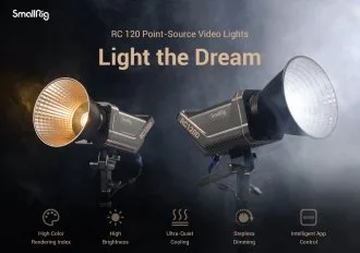 SmallRig RC 120D Daylight Point-Source Video Light (American standard) 3470 Detail