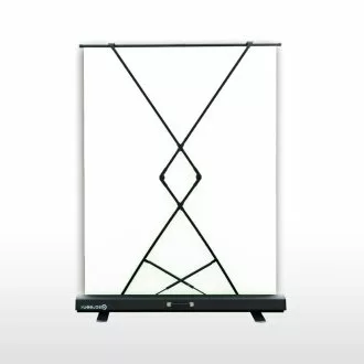 Gera ScreenX Backdrop White Screen with Stand Collapsible
