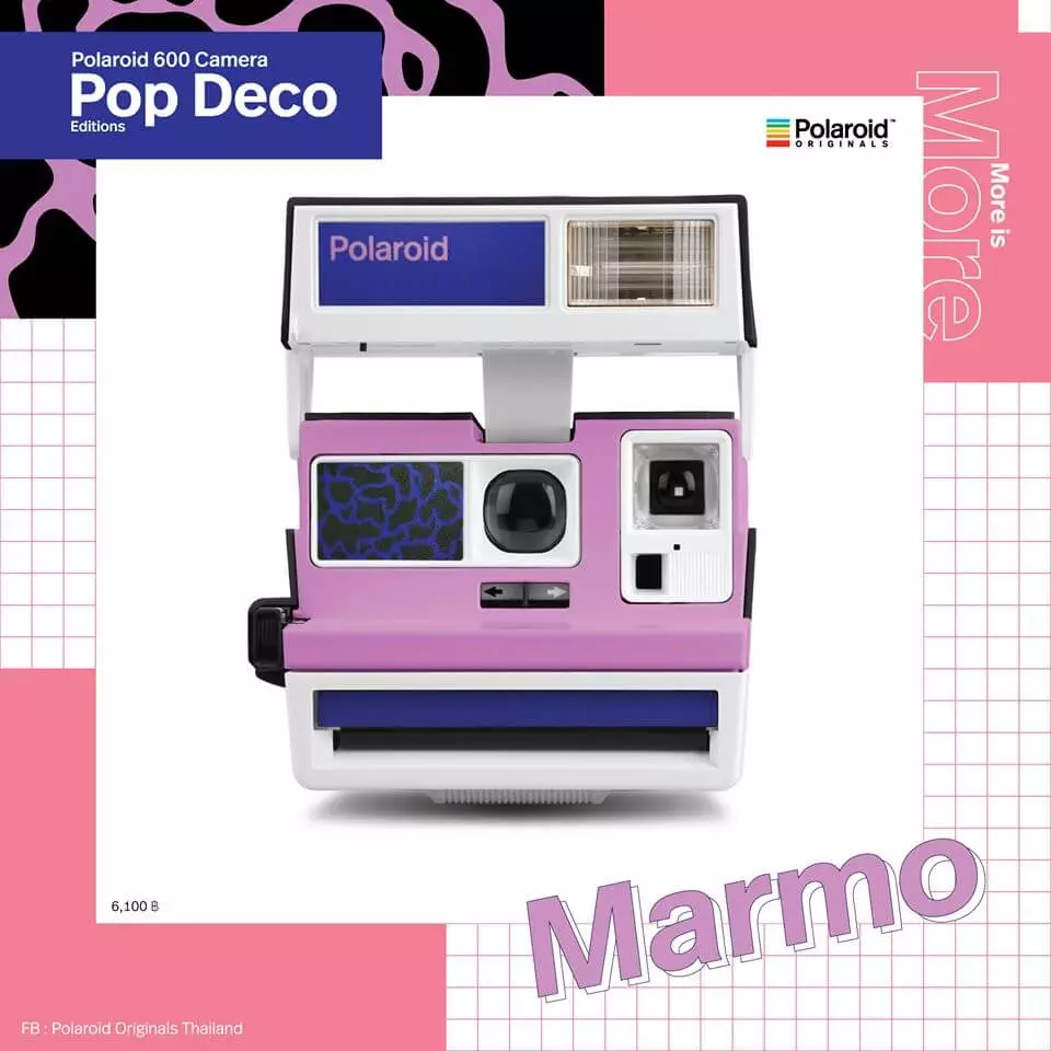 Bounty roltrap Meisje Polaroid 600 Camera Pop Deco Editions Marmo (ประกันศูนย์) ราคา | ZoomCamera