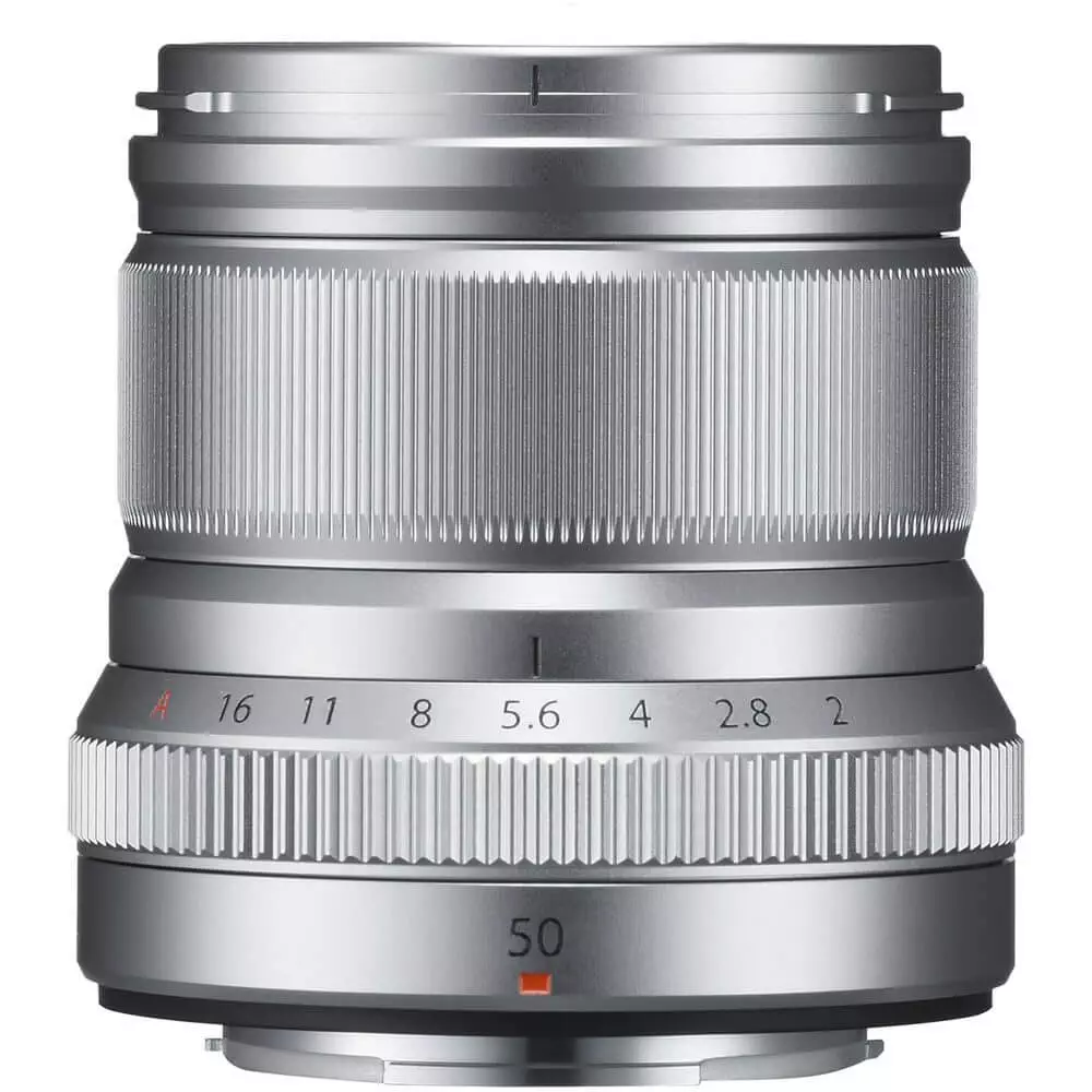 FUJIFILM XF 50mm f/2 R WR Lens Silver