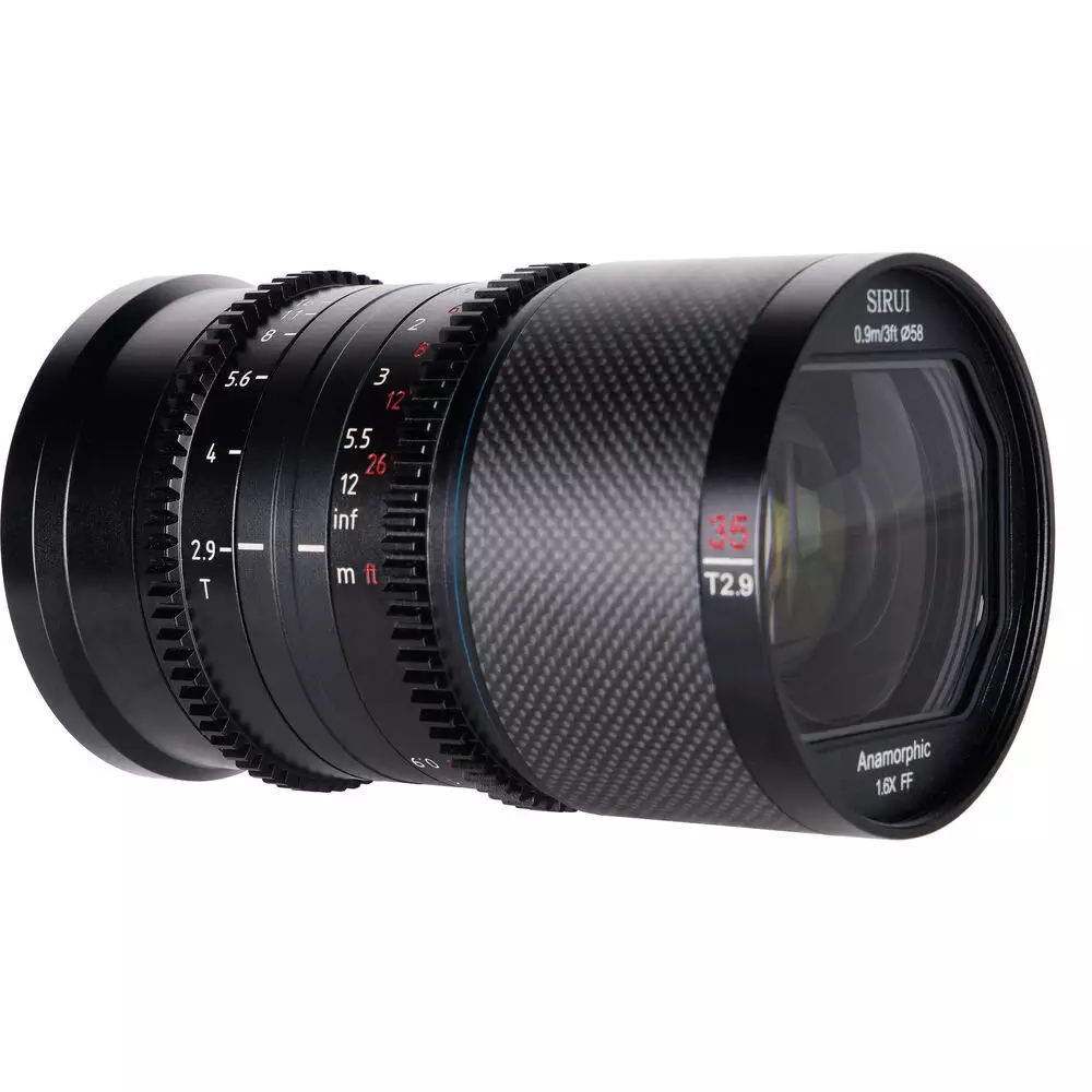 Sirui Saturn 35mm T2.9 1.6x Carbon Fiber Full-Frame Anamorphic Lens
